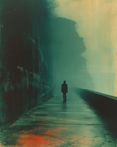 Loneliness in Polaroid Style