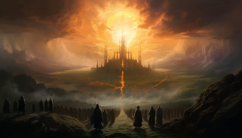 Artistic Lord of the Rings Painting  (5 words)