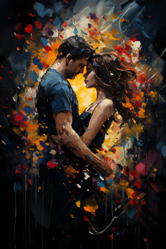 Abstract Love Artwork