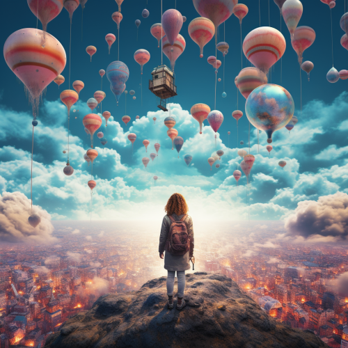 Surreal Lucy in the Sky