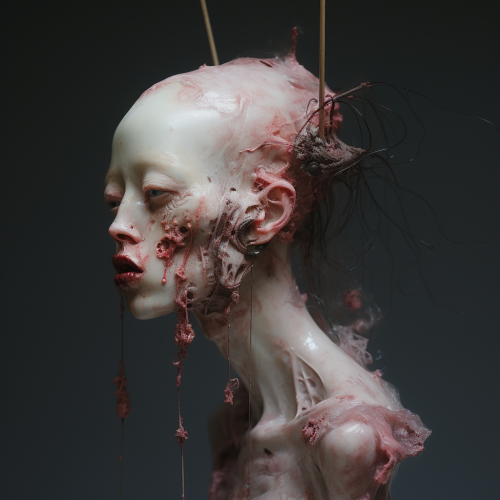 Damaged Oxidized Flaking Mirror Surface