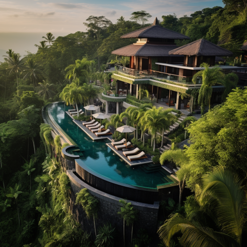 Luxurious Bali Villa with Tropical Forest View