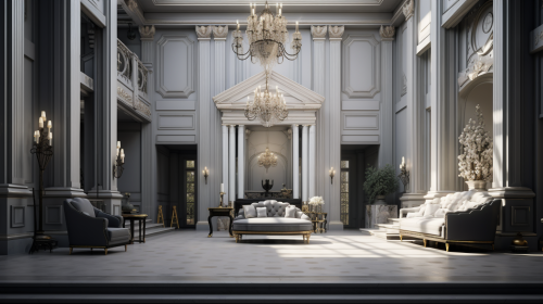 Luxurious Grey & White Real Estate