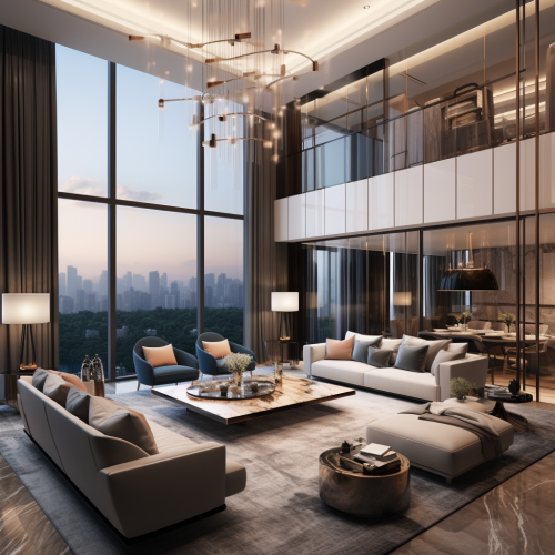 Luxurious service apartment showcasing opulence Luxurious service apartment showcasing opulence