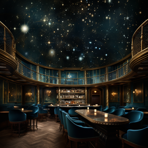 Luxury Alqumico Cosmico with Stars