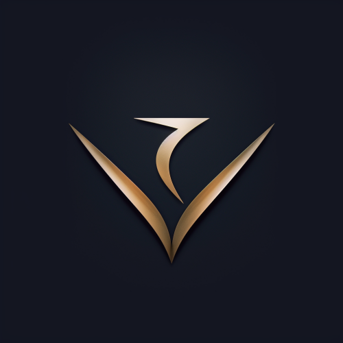 Minimalist logo with symbols for 7 and 3