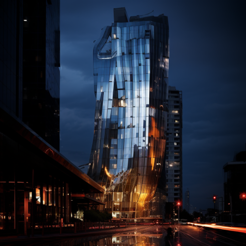 Unique architecture of luxury hotel Unique architecture of luxury hotel