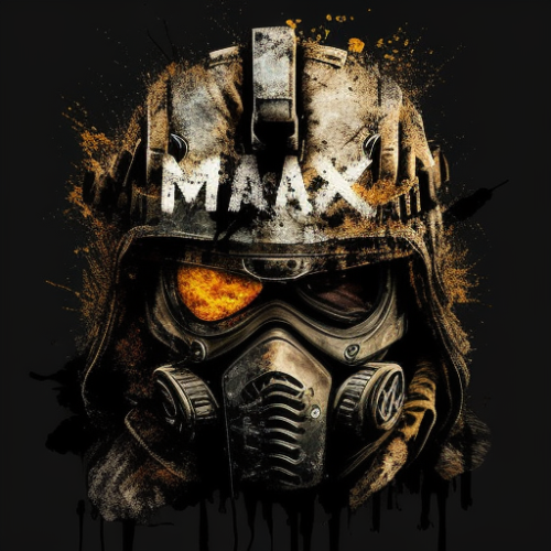 Mad Max Fury Road Helmet Grunge Logo
