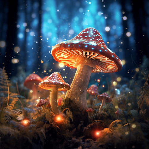 Magic Mushrooms altering perception naturally