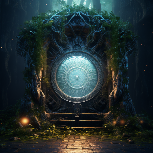Image of a mystical door portal
