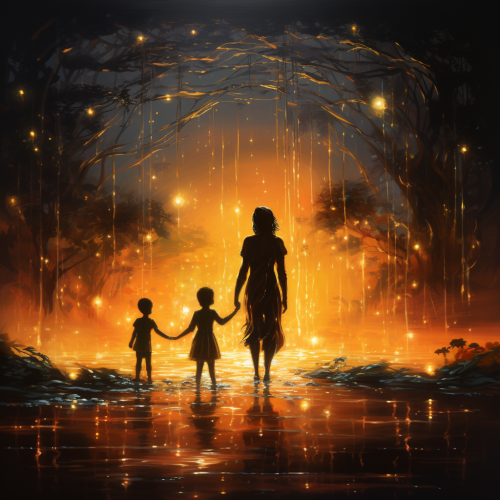 Silhouette of Woman on Wellchair with ALS