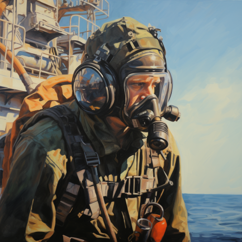 Male in Tactical Scuba Gear