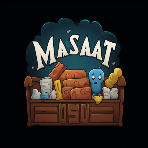 Cartoon image of a man and a mattress