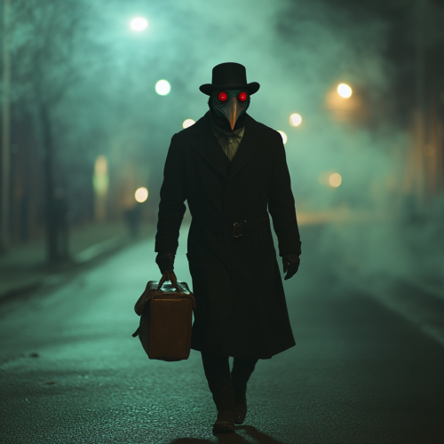 man in black robe mask man in black robe mask