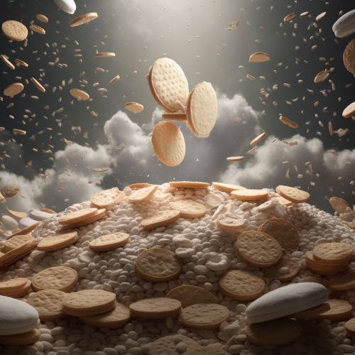 Epic Design of Manna Falling from Heaven