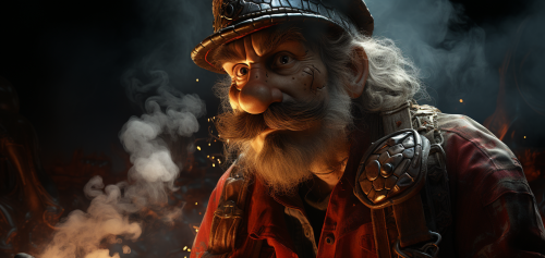 Mario smoking in a realistic style