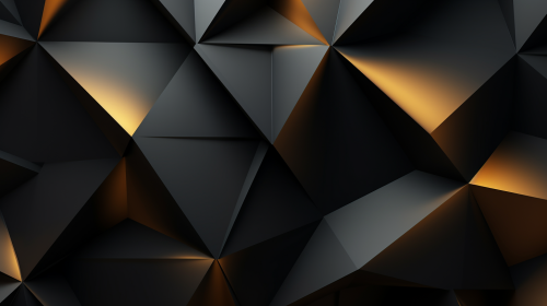 Beautiful matte black paper background with golden light