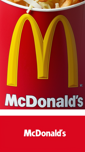 McDonald's 80s era poster