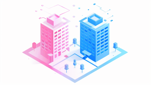 Isometric Medical Exchange Flow Illustration
