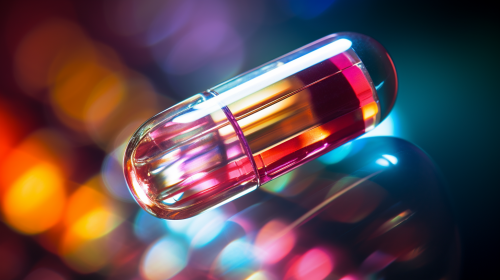 Vibrant Medicine Capsule Science Healthcare