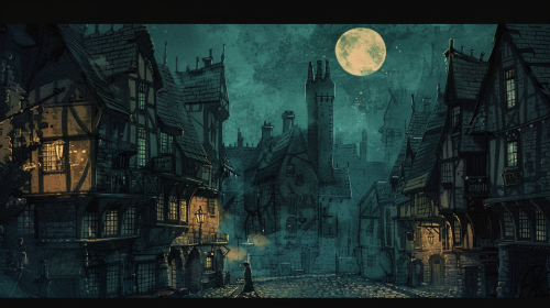 Pen ink Rackham style sketch