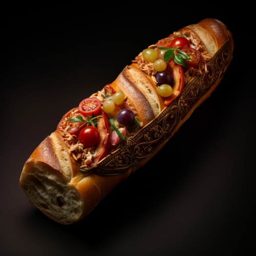 Grima's Traditional Dish in Baguette