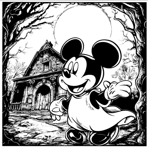 Mickey Mouse Friendly Ghost Haunted House
