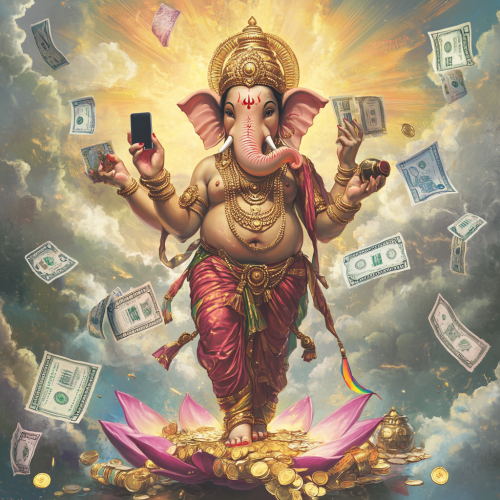Modern Ganesha Blessing Pose
