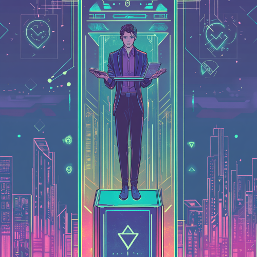 Modern Tarot Card Success Symbol