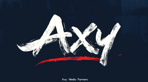 Elegant Axy Logo Brush Stroke