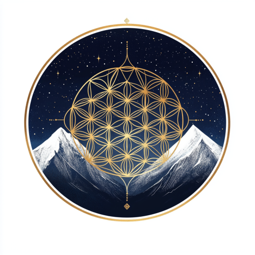 Minimalistic Sacred Mountain Logo Design
