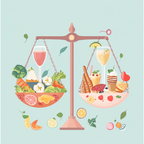 Modern Weighing Balance Healthy Indulgences