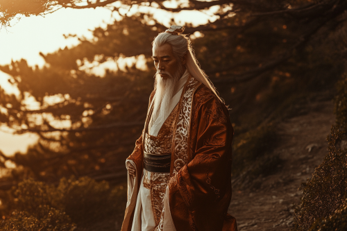 Sage Laozi in Regal Robes