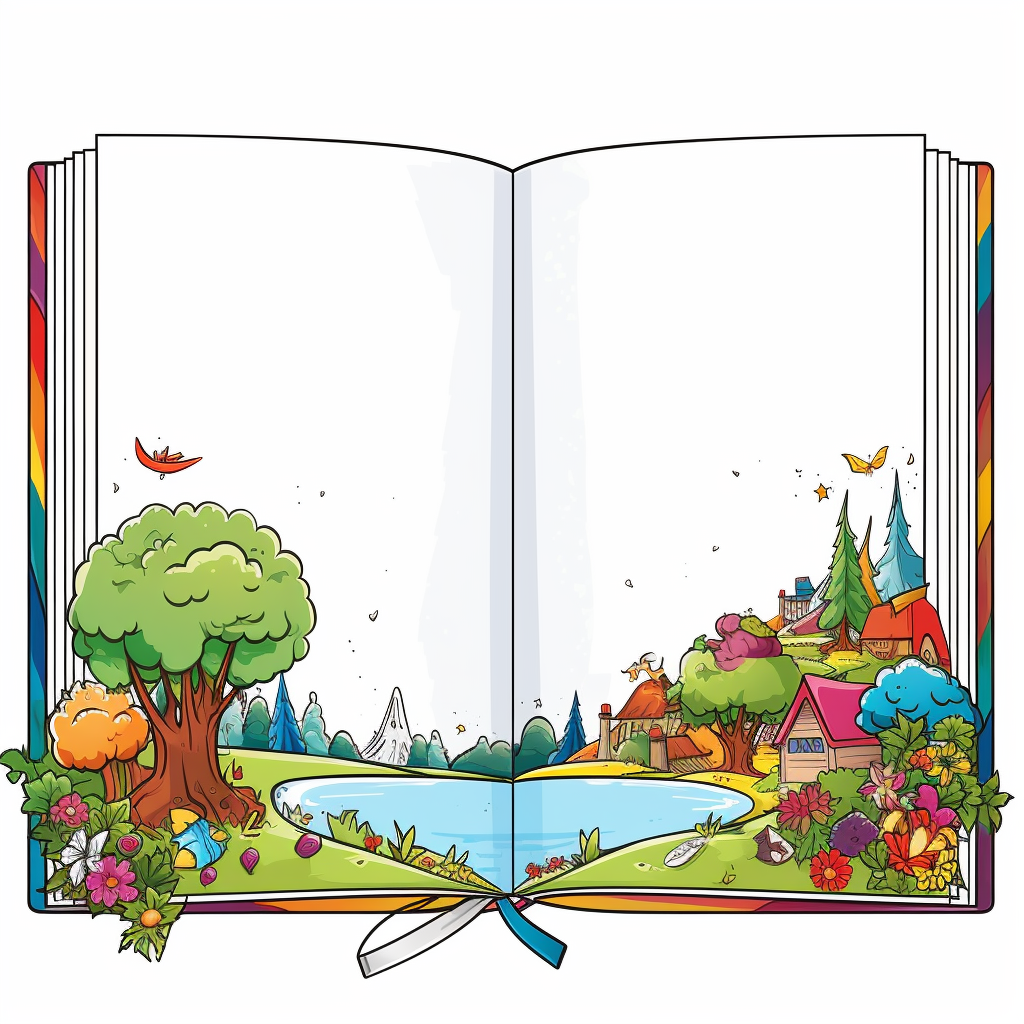 mockup-empty-book-square-background-kids-coloring