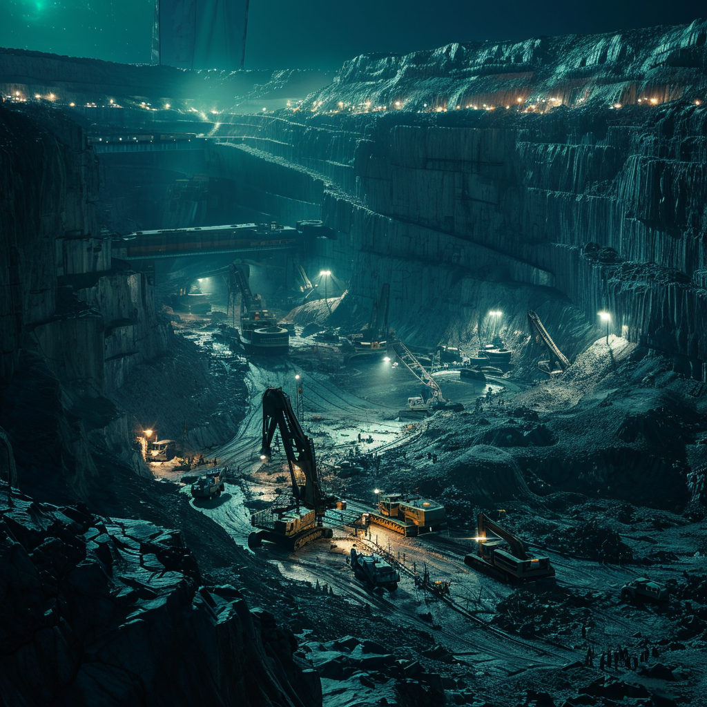 4. Deep Scary Alien Planet Open Pit Mine