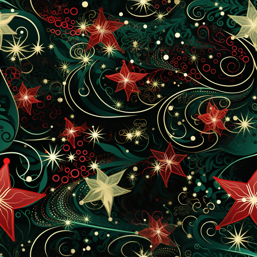 4. Festive holiday image with red and green elements