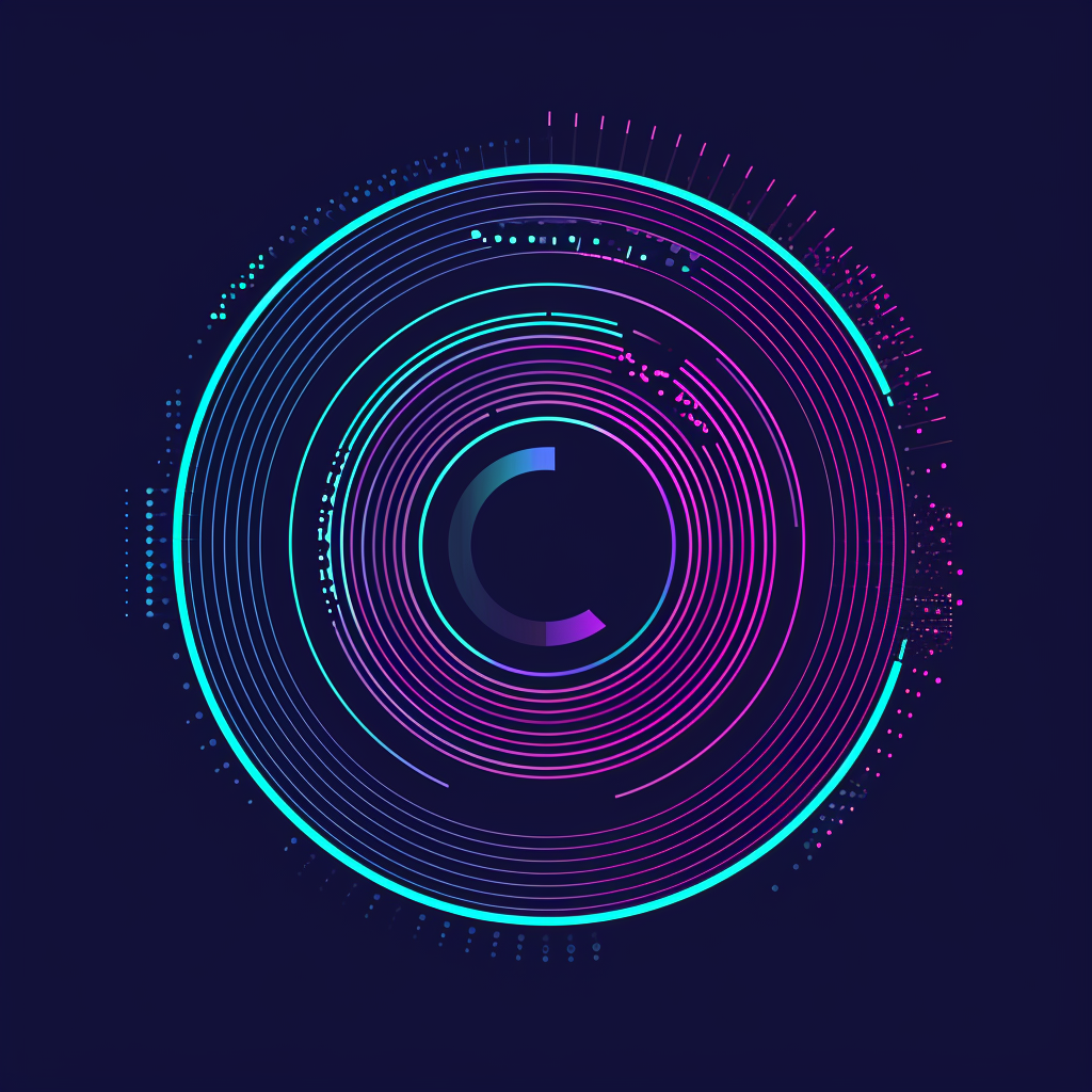 4. Digital wallet symbol with geometric patterns