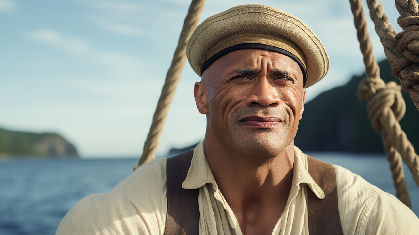 4.  Dwayne Johnson as Popeye the Sailor