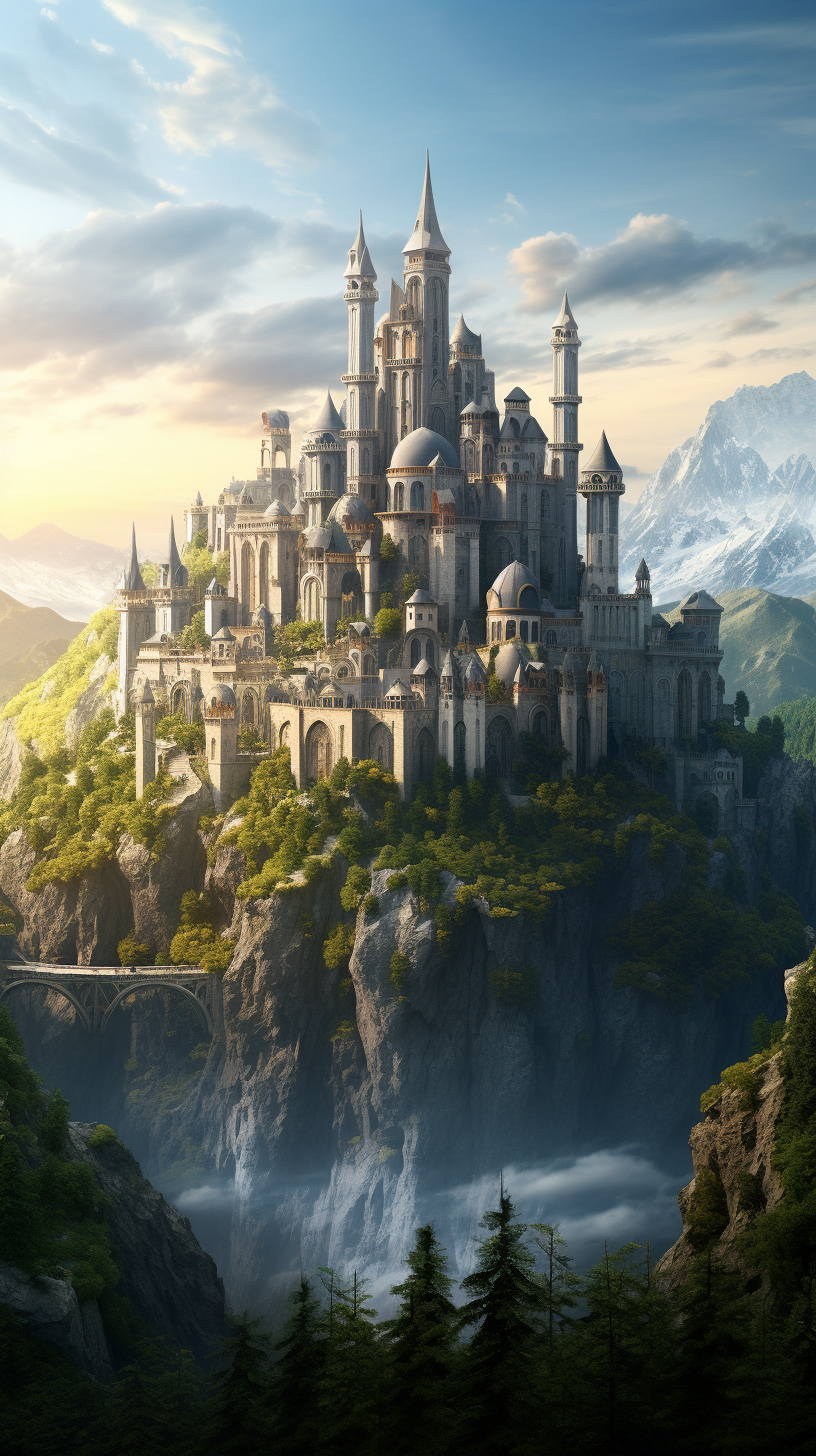 4. Captivating scenery of fantasy kingdom