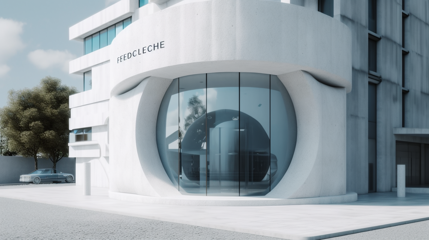 4.  Eye Clinic with Minimalistic White Limestone Façade