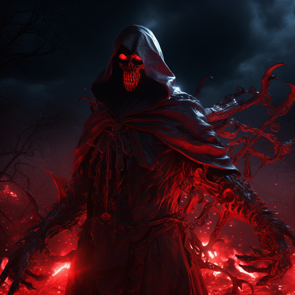 4. Grim Reaper In Dark Theme