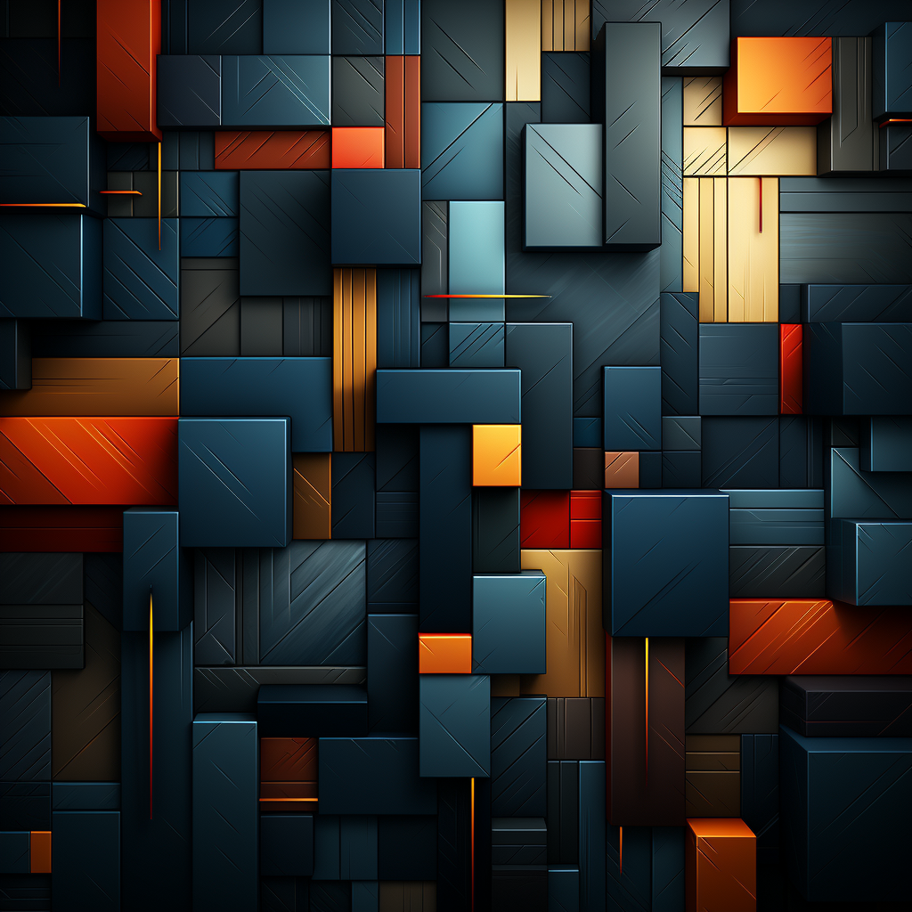 4. Abstract geometric design in Andrei Kovalev's style