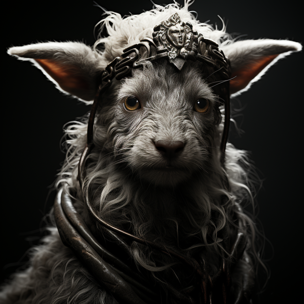 4. Lamb wearing crown of thorns