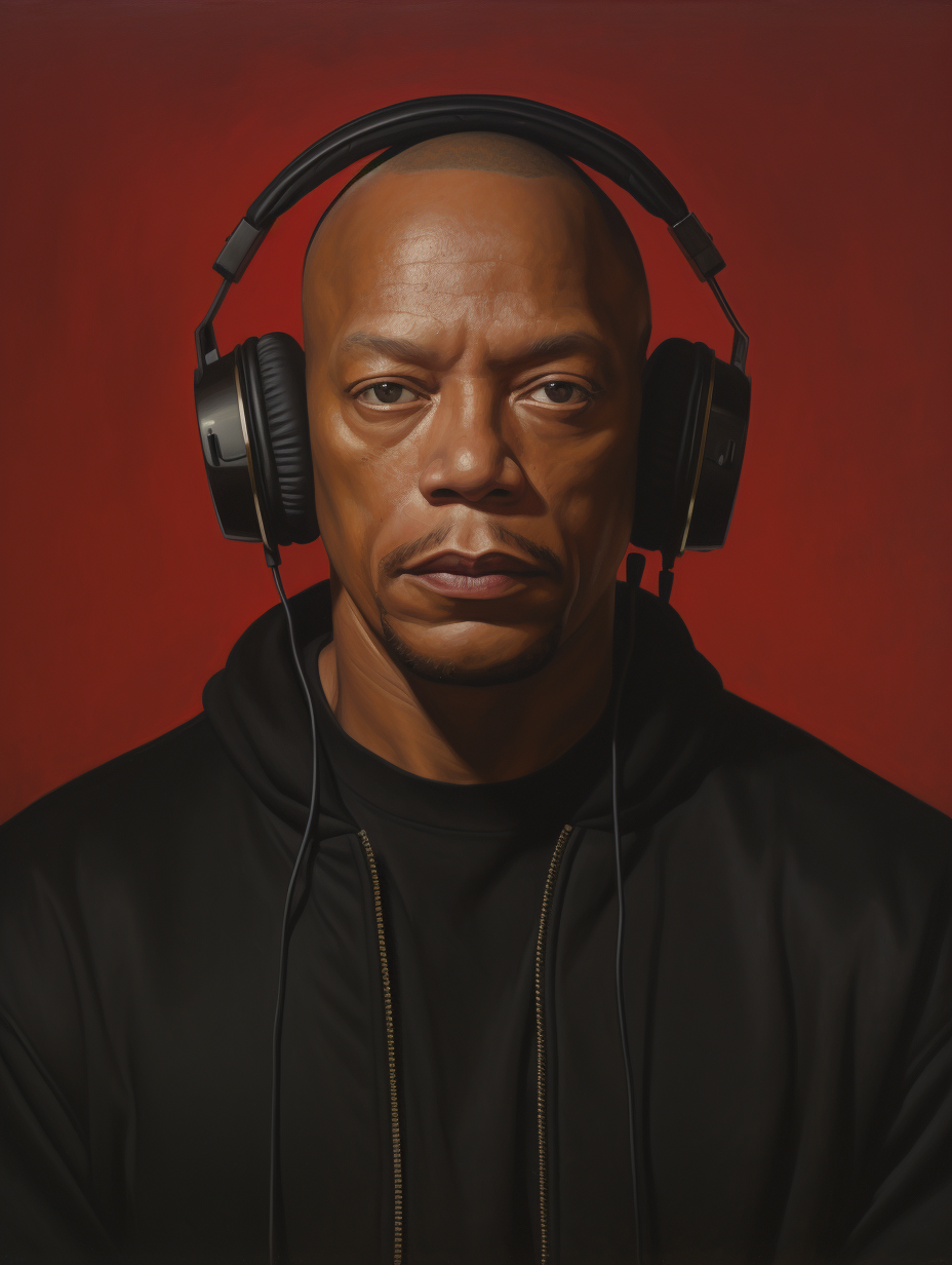 4. ALT Text for Image -  Dr. Dre in 90's wearing sunglasses