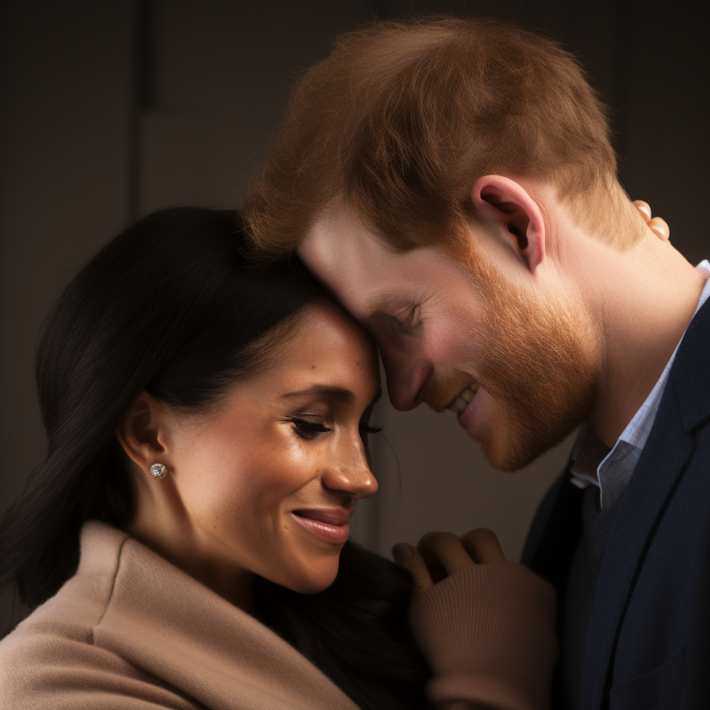 4. Stunning image capturing Prince Harry and Meghan Markle