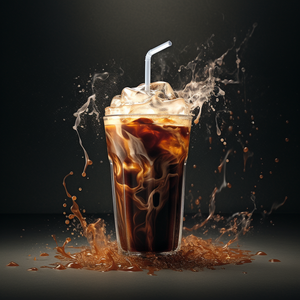 4. Delectable and refreshing iced coffee creation