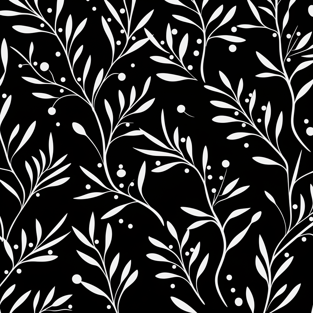 4. Silhouettes of native Australian vine patterns - ALT Text