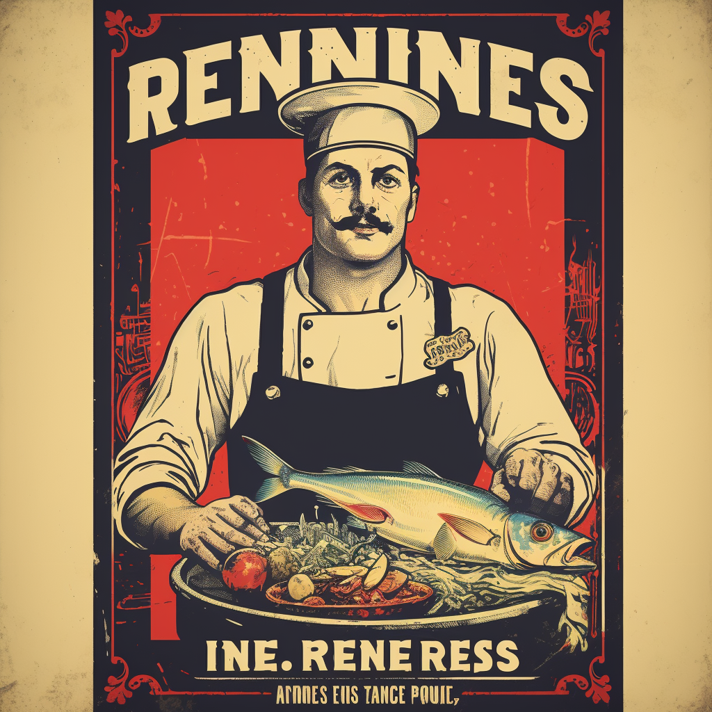 4. Captivating poster of RENNES with a sailor