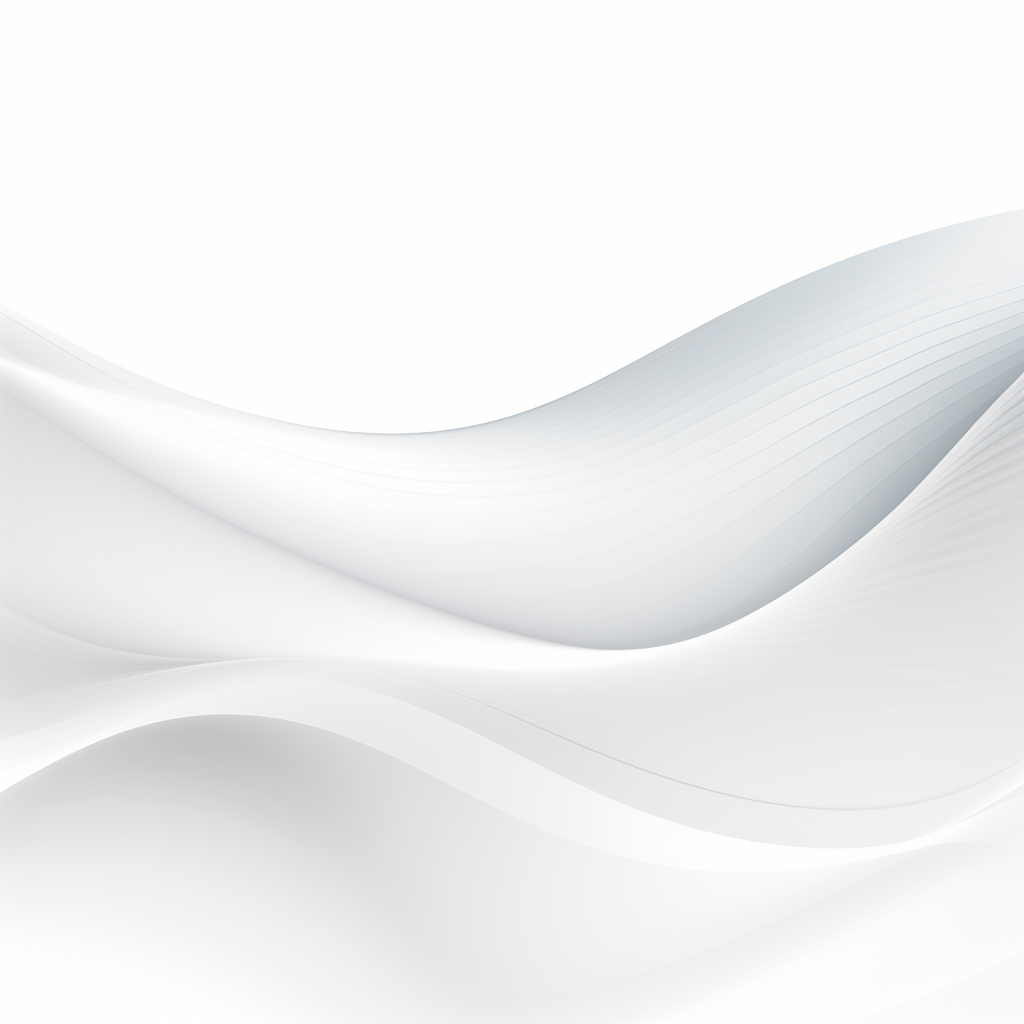 4. Curved lines graphic on white background.