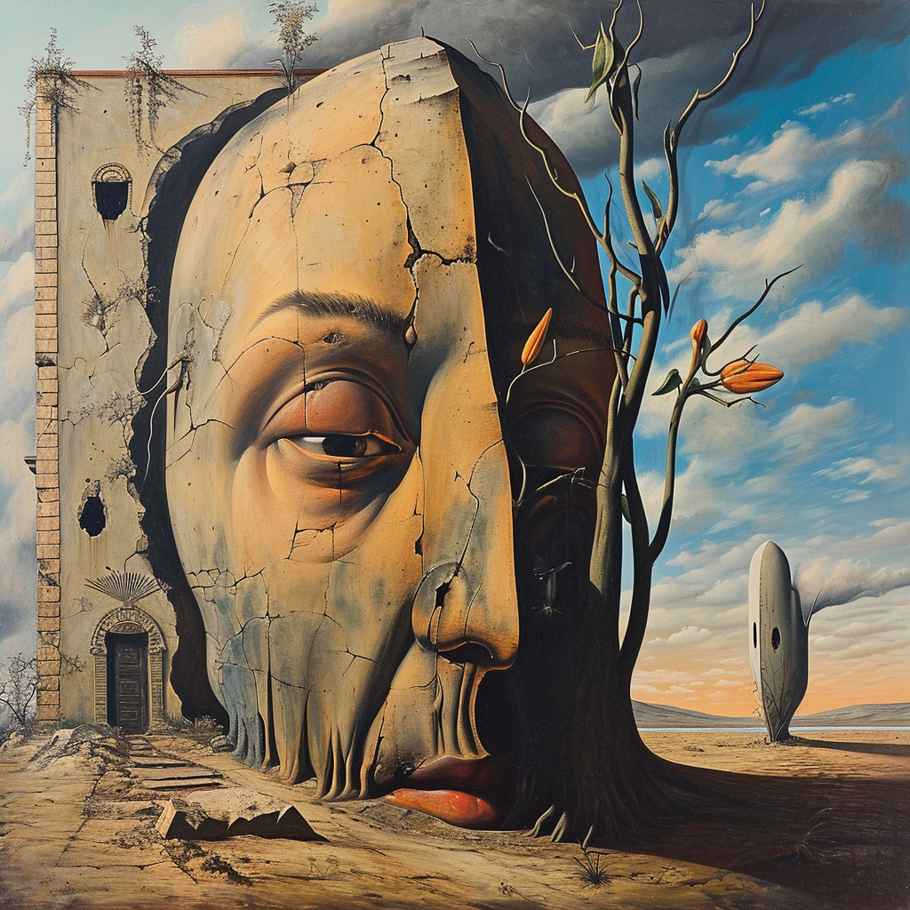 4. Surrealist Painting in Vivid Colors